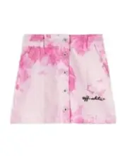tie dye-print skirt 8Y Pink