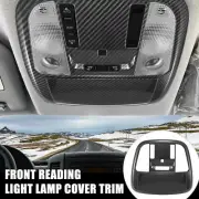 Car Carbon Fiber Roof Reading Light Lamp Cover Trim for Dodge Charger 2011-2021