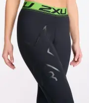 Women’s 2XU Refresh Recovery Compression Tights Size 2XL (XXL) Black Nero