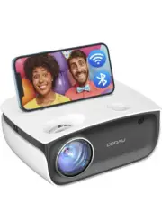 Portable Projector with WiFi Bluetooth COOAU A1 1080P Supported HD Projector ...