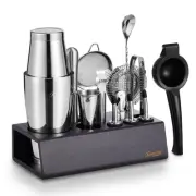 Boston Shaker Set Mixology Bartender Kit | Premium Cocktail Shaker Kit with S...