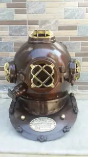 Antique Scuba 18" Diving Diver Helmet Vintage Medieval Knight Replica Gift Item