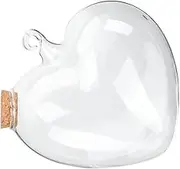 Cabilock Hanging Origami Star Jar Multi Function Transparent Glass Wishing Bottle with Cork for Adornment DIY Landscape Decor present Choice for Friends