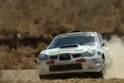 Jari Matti Latvala (FIN) Subaru Impreza on stage 3 WRC 2006 Old Photo