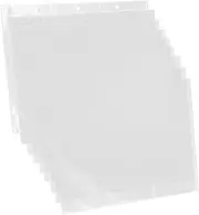 jojofuny Transparent Money Holder Sleeves for Commemorative Banknotes Page Binder Inserts for Currency Collection Protective Covers for Banknote Display and Storage