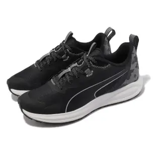 【PUMA】越野跑鞋 Twitch Runner Trail Winter 男鞋 女鞋 黑 路跑 抗撕裂入門款 運動鞋(37708803)