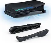NexiGo Horizontal Stand for New PS5 Slim Console, [Minimalist Design], Base Stand for PS5 Accessories, Compatible with Playstation 5 Slim Disc & Digital Editions, Black, 3561 BLK