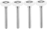 CRILSTYLEO 4Pcs Nylon Sealed Garage Door Rollers Quiet Durable Wheel Rollers for Smooth Sliding Easy Installation Fit for Various Garage Door Types