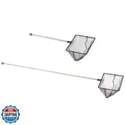 Fine Mesh Fish Tank Net with Long Handle – Aquarium Fish Net with Extendable