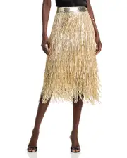 Elie Tahari The Zoe Sequin Tassel Skirt
