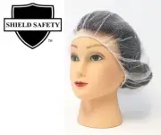 Superior Shield-Safety Nylon Mesh Hairnet, 21" Length, White (2000 Pieces)