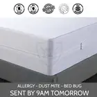 Bed Bug, Dust Mite, Allergy, Waterproof Mattress Protector & Cover Cot Size