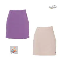在飛比找PChome24h購物優惠-日本namelessage無名世代抗UV彈性休閒褲裙(深紫/