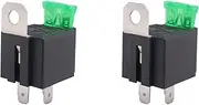 Binxind 2X 12V 30A 4 Pin SPST Auto Vehicle Relay Normally Opener Switch
