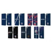 OFFICIAL NFL NEW ENGLAND PATRIOTS LOGO LEATHER BOOK CASE FOR APPLE iPOD TOUCH