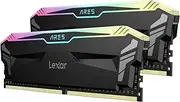 Lexar ARES RGB DDR4 RAM 16GB Kit (2x8GB) 3200MHz, DRAM 288-Pin UDIMM Desktop Memory, Gaming Internal PC High Performance Memory for Intel XMP 2.0/AMD Ryzen/CL16-20-20-40/1.35V (LD4U08G32C16LA-RGD)