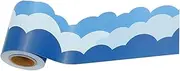 Tofficu Cloud Pattern Border Stickers Chalkboard Trim Strips Classroom Border Decor