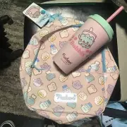 NWT! Pusheen “Kitchen” Printed Backpack. & Cup