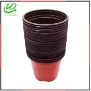 New 50/100Pcs Plastic Plant Flower Pots Nursery Seedlings Garden Plant Pot