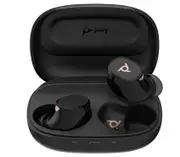 Plantronics/Poly Bluetooth Headset Voyager Free 20 Black, True wireless Bluetooth earbuds, Adaptive Active Noise Canceling (ANC)