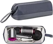 Bdfgh Travel Case Storage Bag for Dyson Airwrap and Shark Flexstyle Air Styling, Hairdryer Case Portable Water Resistant Carrying Bag Organizer for Dyson Supersonic &Accessories (Grey)