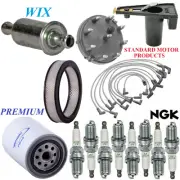 Tune Up Kit Filters Cap Spark Plug Wire For FORD E-100 ECONOLINE V8 5.8L 1979 (for: Ford)