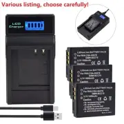 Battery or charger for Panasonic Lumix CGA-S007 DMC-TZ1 DMC-TZ2 DMC-TZ3 DMC-TZ4