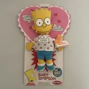 1990 Bart Simpson Plush Doll No Kissing Please Dan Dee 10” The Simpsons New Rare