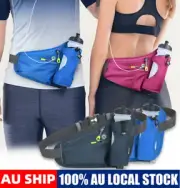 Sports Waist Bag Running Belt Bag With Water Bottle Holder Unisex Running Hiking