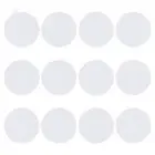 12pcs 11.4" Round Floor Sticker Spot Marker Adhesive Vinyl Line Up Sign White