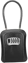 KICHOUSE Lock Box with Hider Box for Home Office Wall Mountable Key Storage Secure Combination Lock Ample Storage