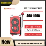 DALY Smart BMS 20S 72V 40A-100A Li-ION BT BMS Board Common Port with Balance FS