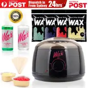 Pro Wax Pot Heater Waxing Kit Hard Beans Beads V2 Wax Warmer Hair Removal AU