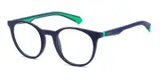 Polaroid PLD D476 80Z Men's Glasses Blue Size 50 - Private Health Rebate - Blue Light Block Available