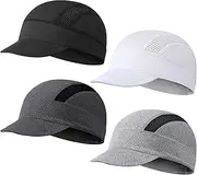 [JenPen] Cycling Cap, Cooling Skull Cap Helmet Liner, Lightweight Mesh Under Helmet Cycling Motorcycle Hat Sweat Liner for Men Women, Black, White, Light Gray, Dark Gray, One Size
