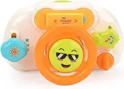 Hohhoo Baby Toys, Infant Toys for Baby Girl Boy, Steering Wheel Toy for Baby, Cause and Effect Toys for Year Old,Fisher Price Baby Toys, Baby Musical Toys,Educational Toys for 1Year Old,Gifts