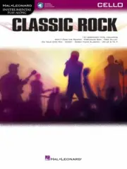 Classic Rock Instrumental Play-Along for Cello Book and Audio NEW 000294365