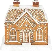 ZAGARO Gingerbread House Incense Burner: Resin Cabin Incense Holder for Home Kitchen Holiday