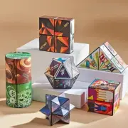 Shape Shifting Box Geometric Magic Cube 3D Hand Flip Puzzle Kids Reliever Fidget