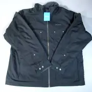 Columbia Men's Mount Talbert Jacket Black Pockets Warm Lined Zip Up Size XL