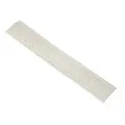 Snap In Filter 3 ft. White Vinyl Micro Mesh Gutter Guard (25-Pack)