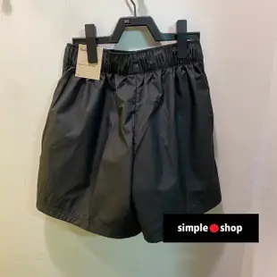 【Simple Shop】NIKE NSW 運動短褲 風褲 聚酯纖維 刺繡 LOGO 黑色 女款 DM6761-010