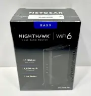 Netgear Nighthawk AX1800 RAX9 Dual-Band Router (WiFi 6) (RAX9-100PAS) (NISB)