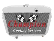 1961 62 63 64 Ford F100 Pickup Truck V8 Champion 3 Row Aluminum Radiator CC8164 (for: Ford)