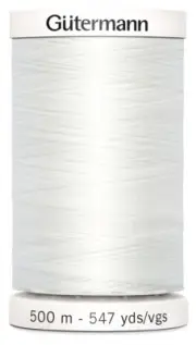 Gutermann 501-20 Sew-All Thread 547yd-Nu White