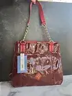 Simply Vera Wang Purse NWT Chili Pepper Red Glam Patent Women's Handbag NEW
