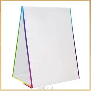 【小白板】雙面磁性白板 三角白板 吸附磁鐵 可摺疊白板 小白板 可摺疊臺式桌面 手寫板 廣告板 辦公學習事務用~晨曦文具