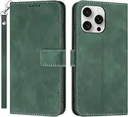 Compatible with Tecno Pop 4 Air Cover,Compatible with Tecno Pop 4 LTE 4G Magnetic Closure Flip Stand Case Green