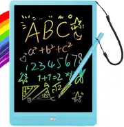 LCD Writing Tablet 10 Inch, Colorful Doodle Board Drawing Tablet, Erasable Re...