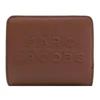 在飛比找森森購物網優惠-MARC JACOBS 馬克賈伯 品牌電繡LOGO皮革釦式短